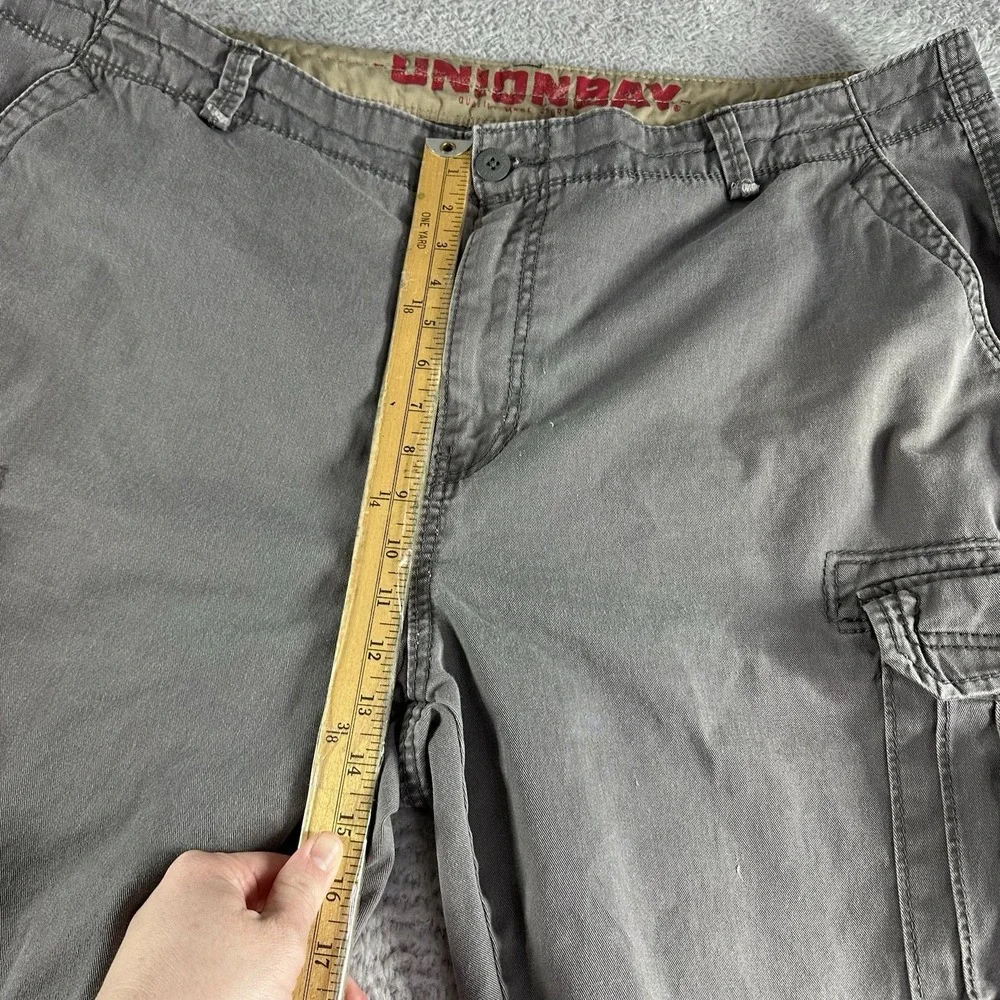 Union Bay Cargo Pants‎ Mens 46x30 (Fits 44x28) Gray Workwear Gorpcore Outdoors